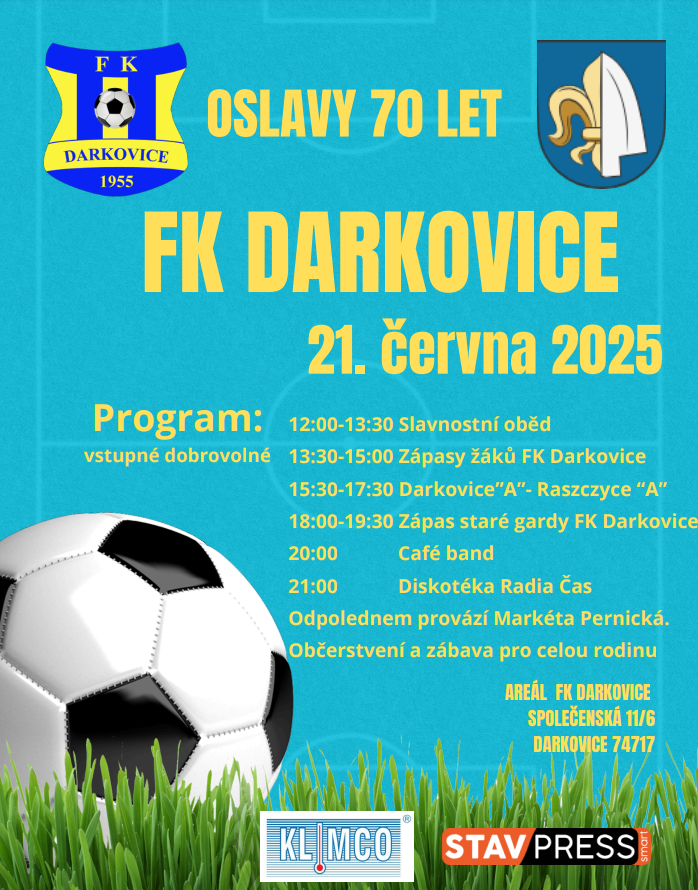 FK Darkovice 20 let v 1.B třídě